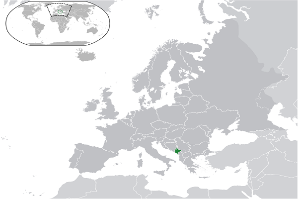 mapa de montenegro