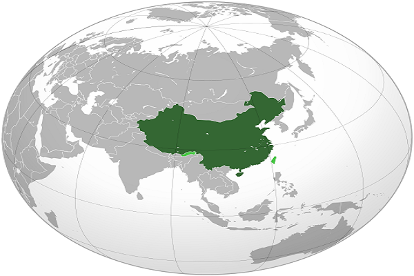 mapa de china