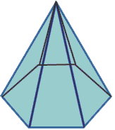 pirámide hexagonal