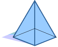 pirámide de base cuadrada