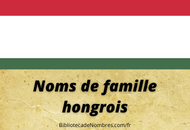 Noms de famille hongrois