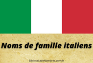 Noms de famille italiens