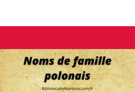 Noms de famille polonais