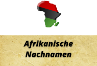 Afrikanische Nachnamen