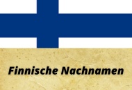Finnische Nachnamen