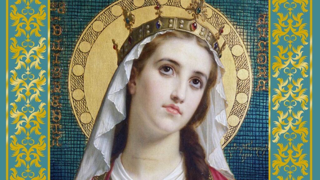 Image: Saint Elizabeth of Hungary as a child
